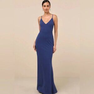 Lulu's Royal Blue Dress, Size M NWT